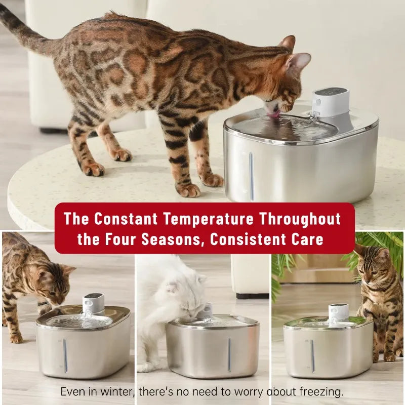 Smart Pet Water Dispenser - Fresh, Safe, 4L Capacity, 59% OFF + Free Filter Included