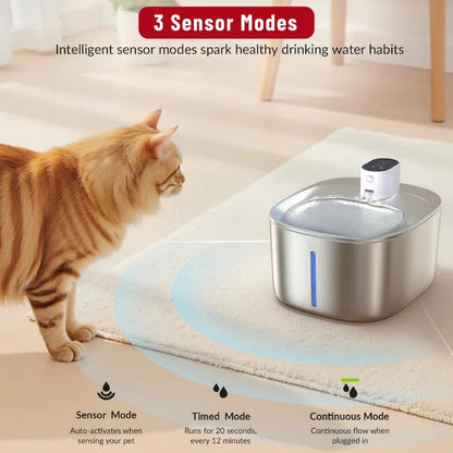 Smart Pet Water Dispenser - Fresh, Safe, 4L Capacity, 59% OFF + Free Filter Included