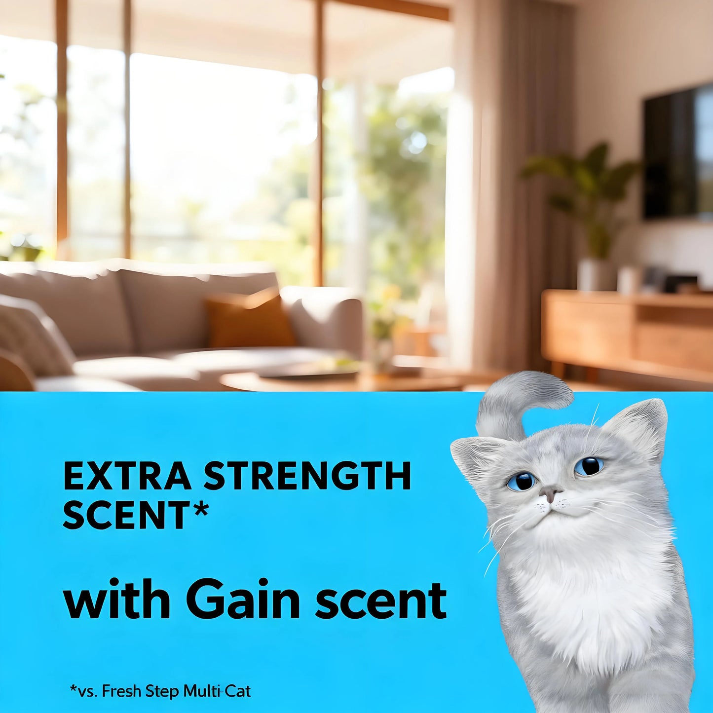 Clumping Litter with Febreze – Fresh Scent & Odor Control, 37 lbs (2-Pack)