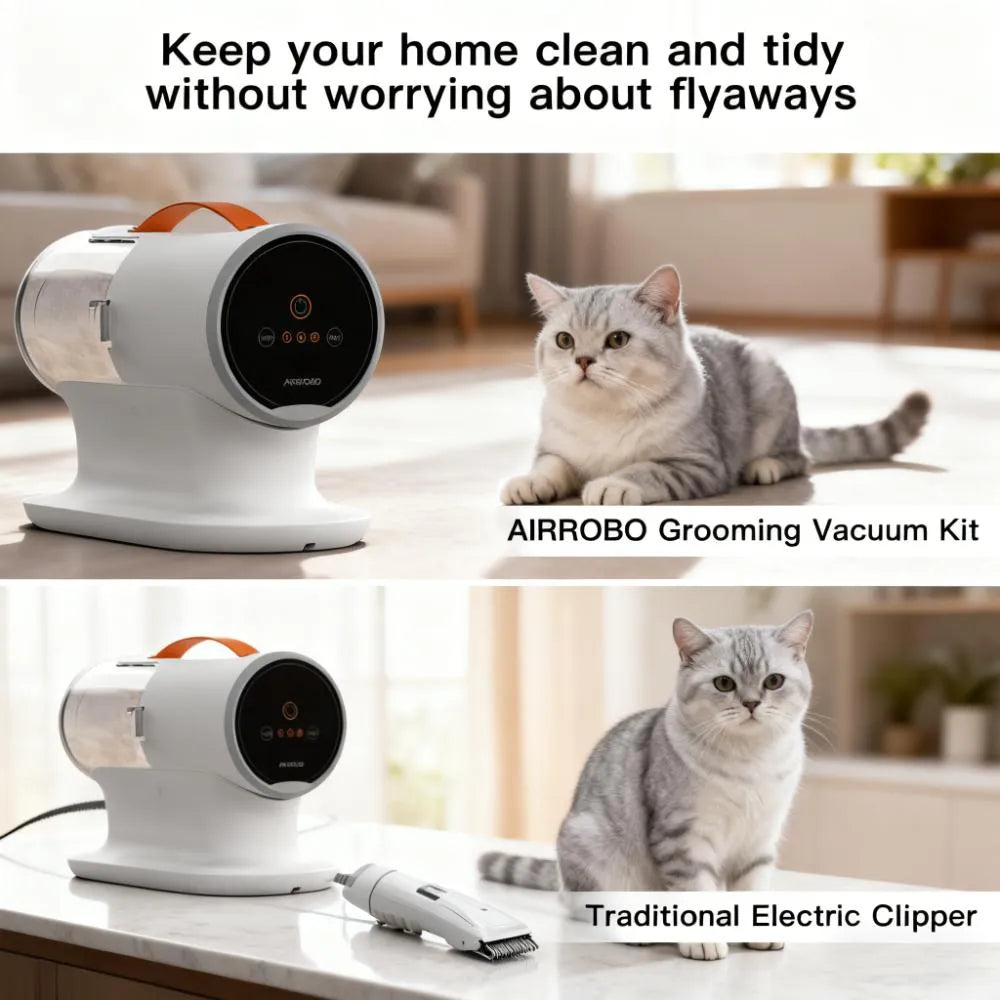 Pet Grooming Vacuum Kit – 12000Pa, Quiet, 2L Capacity, Ideal for Shedding & Grooming