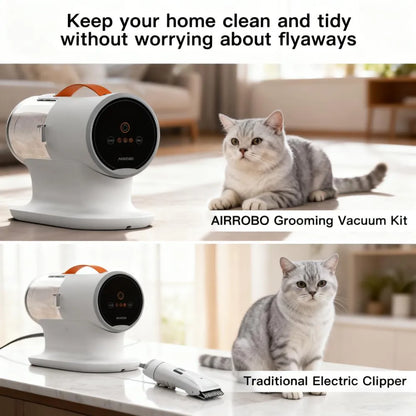 Pet Grooming Vacuum Kit – 12000Pa, Quiet, 2L Capacity, Ideal for Shedding & Grooming